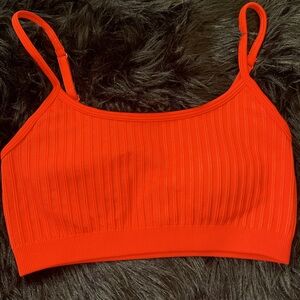Aerie Sports Bra, Red, Medium,